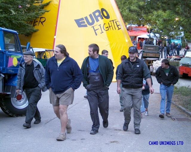 Abmarsch zur Schnapsprobe