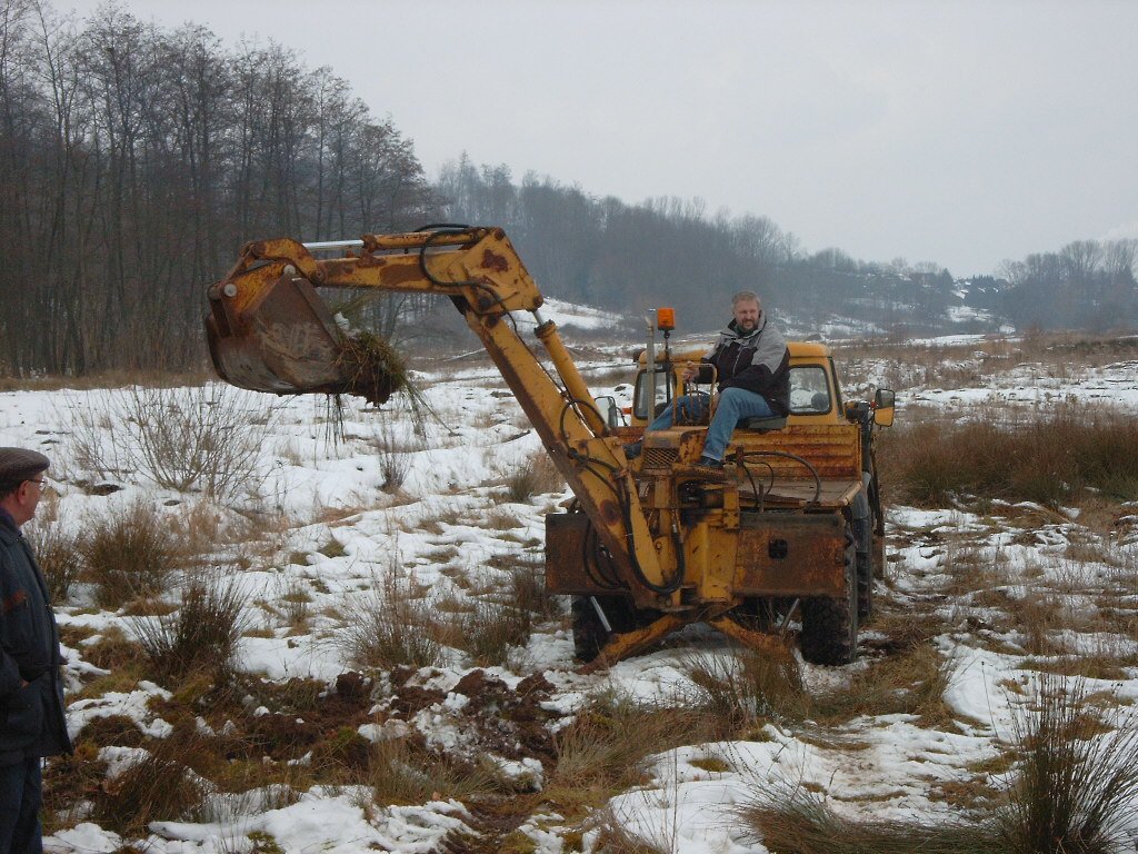 1. Sptenstich für das Unimogmuseum in Gaggenau am 5. März 2005