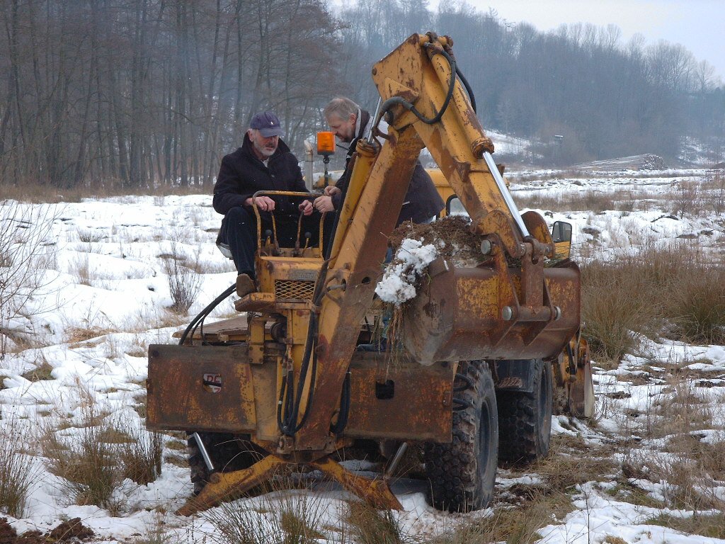 1. Sptenstich für das Unimogmuseum in Gaggenau am 5. März 2005