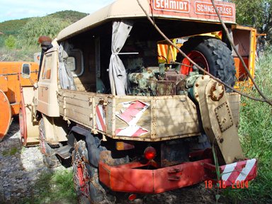 U411 Pullmann mit Schmidtschneefräse