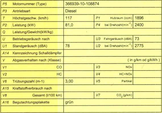 Zulassungsschein vom 417 mit Fehlern, Teil 3