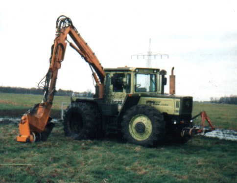 Mbtrac1600 mit Lotmaschnine