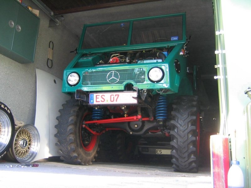 Unimog Garage/Werkstatt
