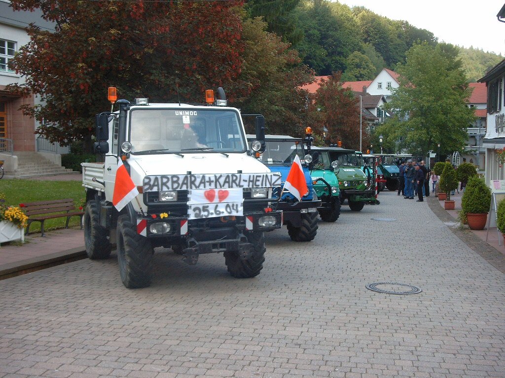 Unimoglerhochzeit in Bad Herrenalb