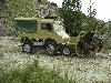 Unimog-Denkmal in der Sierra Nevada